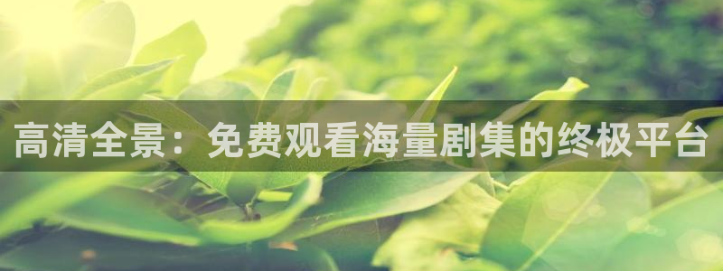 伊人影院大：高清全景：免费观看海量剧集的终极平台